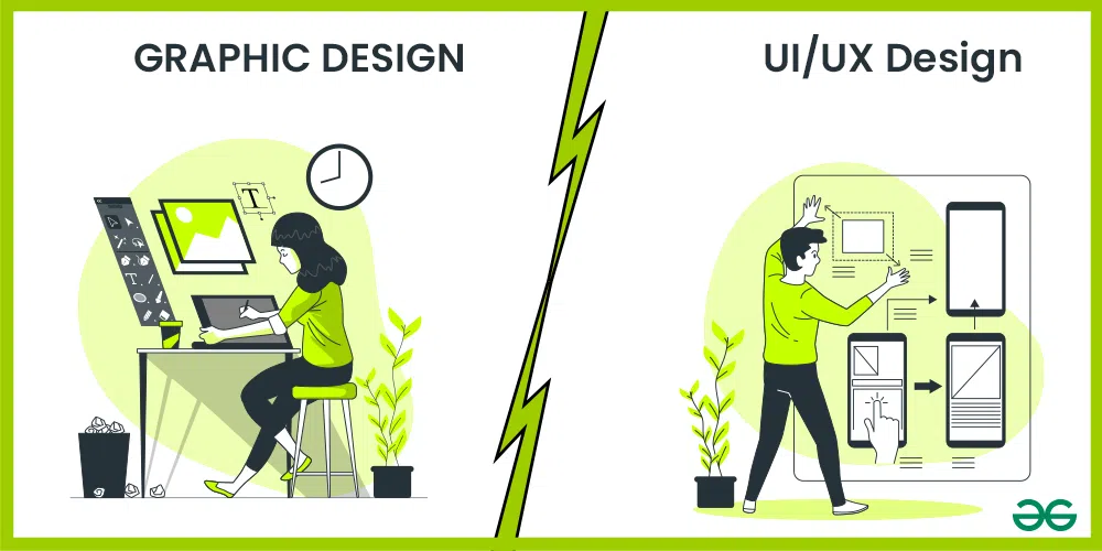 UI/UX Design vs Graphic Design